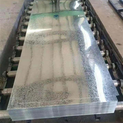Galvanisierte Stahlbleche Standardgrößen Warmgewalzt Zink beschichtet 40-600 g/m2