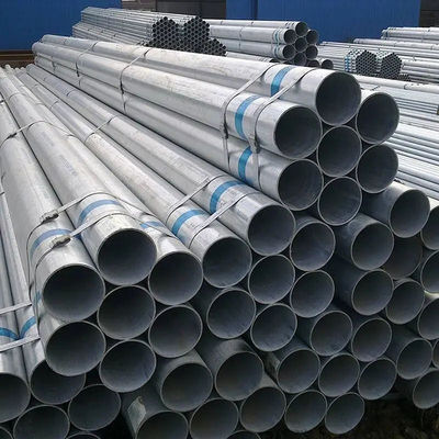 4 Zoll galvanisierte Stahlrohr Metall Zinkbeschichtung 40g/M2-600g/M2